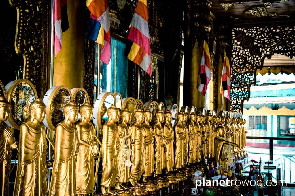 Shrine at the Sule Pagoda, Yangon