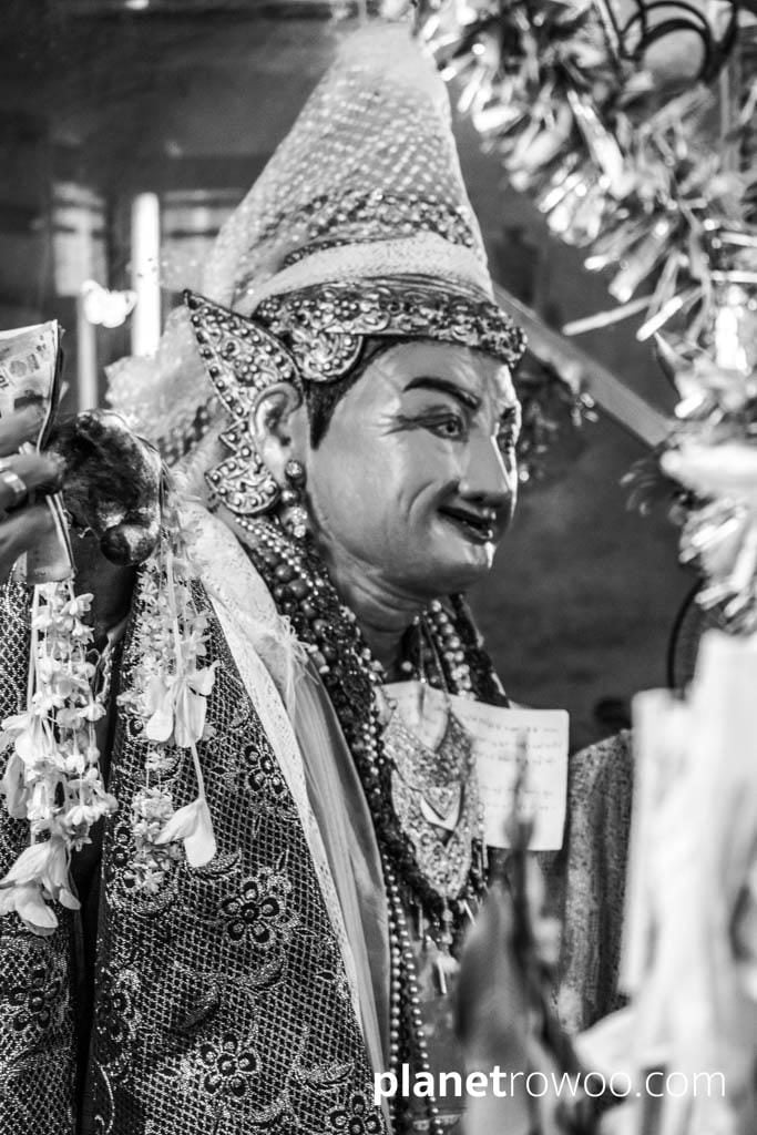 The Rohani Bo Bo Gyi guardian spirit at Sule Pagoda