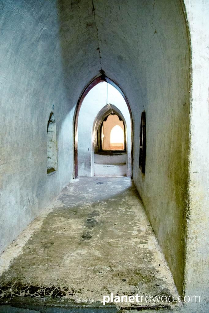Ananda temple interior corridor