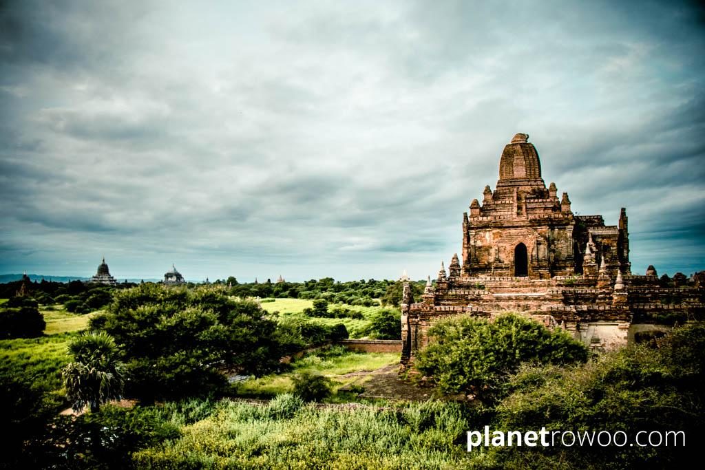 View of Myauk Guni (North Guni) from Taung Guni (South Guni)
