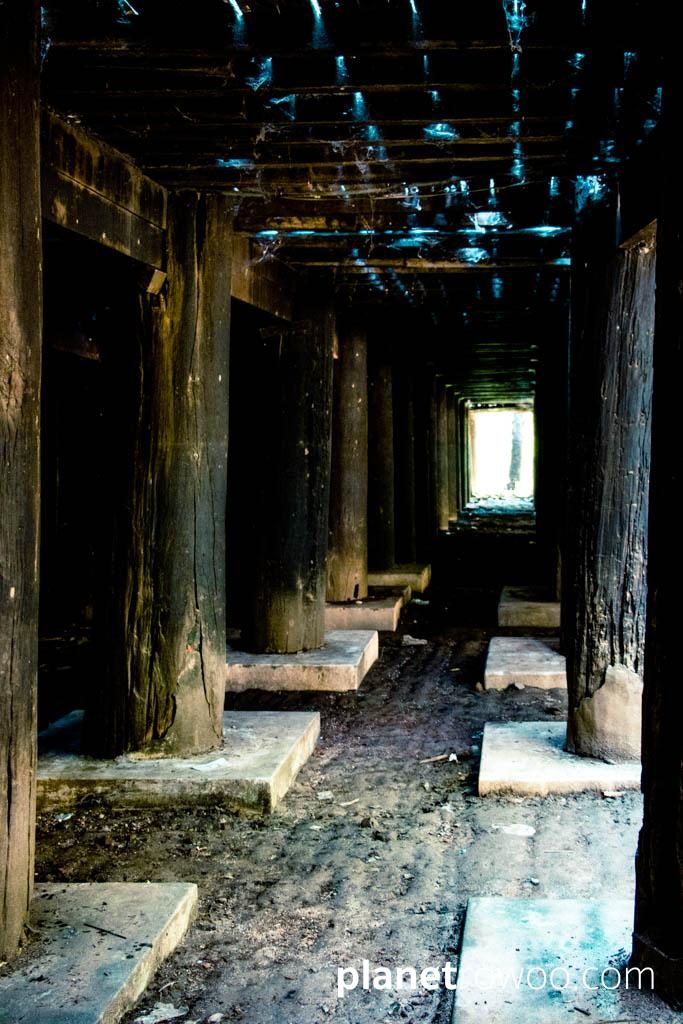 Beneath the floorboards at Bagaya Monastery