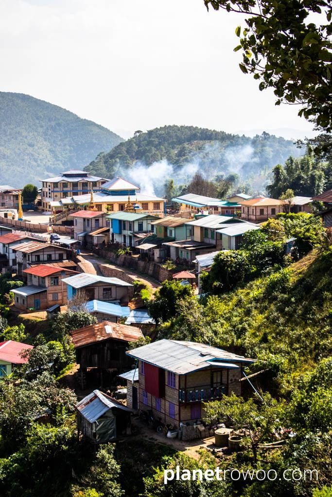 Pein Ne Bin village, home to the Palaung people