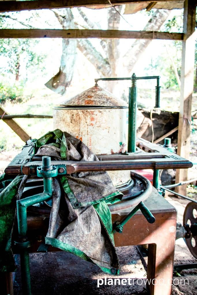 Kalaw village tea processing equipment