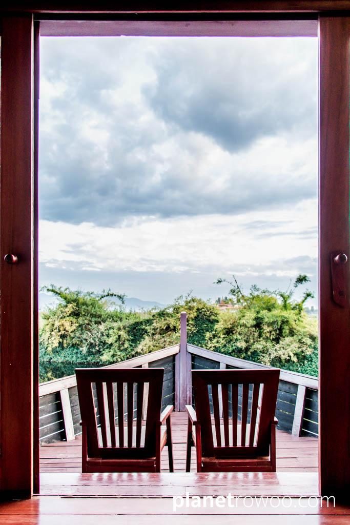 View through to the bow of my 'boat', Pristine Lotus Resort