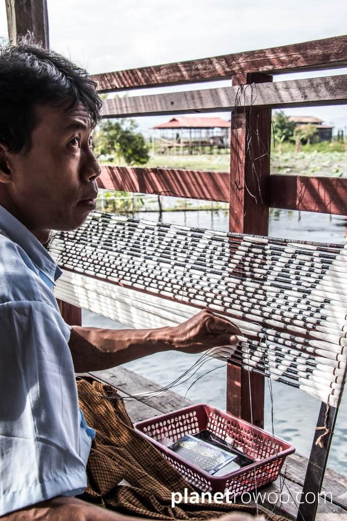 Inpawkhone weaving village, Inle Lake