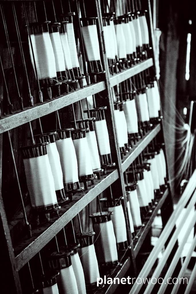Spools of silk, Inpawkhone weaving village