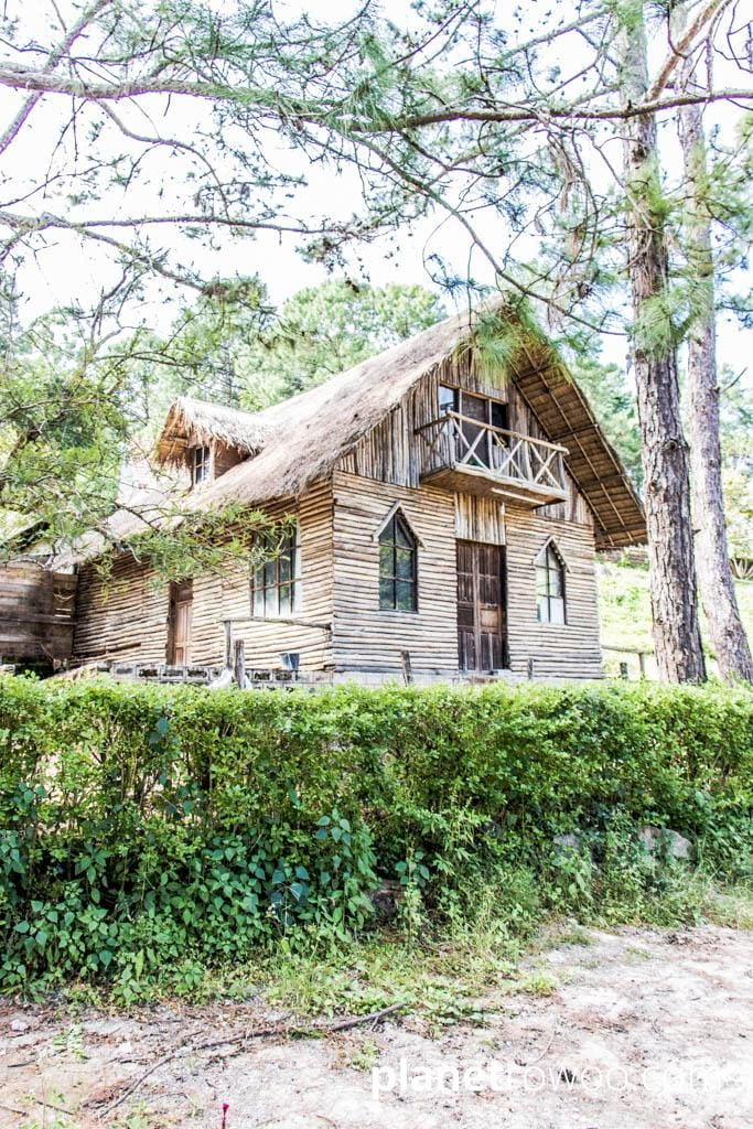 A wooden chalet style cottage on the outskirts of Kalaw town