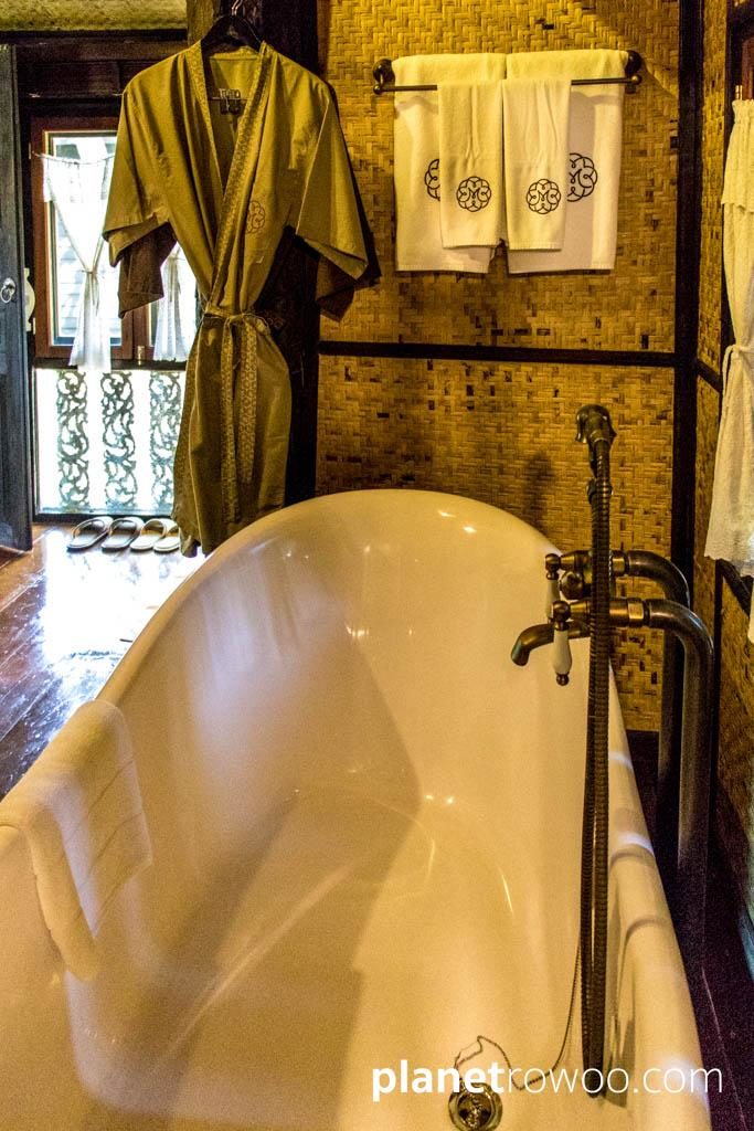 Rice Barn Villa bathroom at the Marndadee