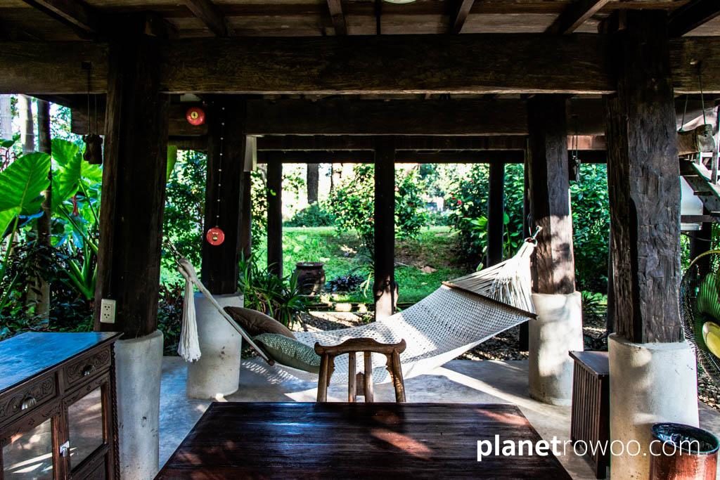 Space beneath your Rice Barn Villa