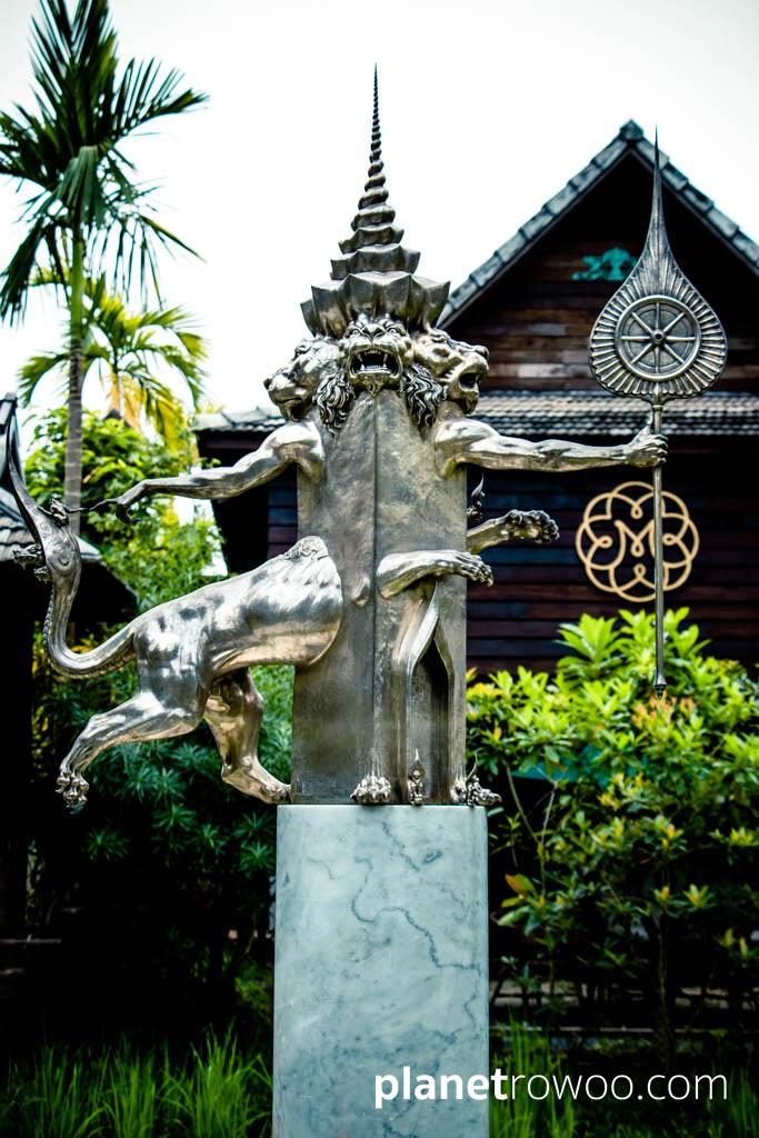 Eclectic sculpture at the Marndadee