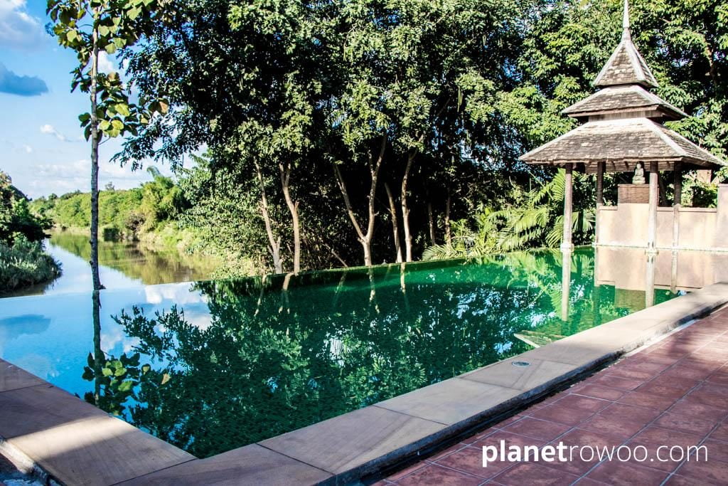 Infinity Pool overlooking the Ping River at the Marndadee