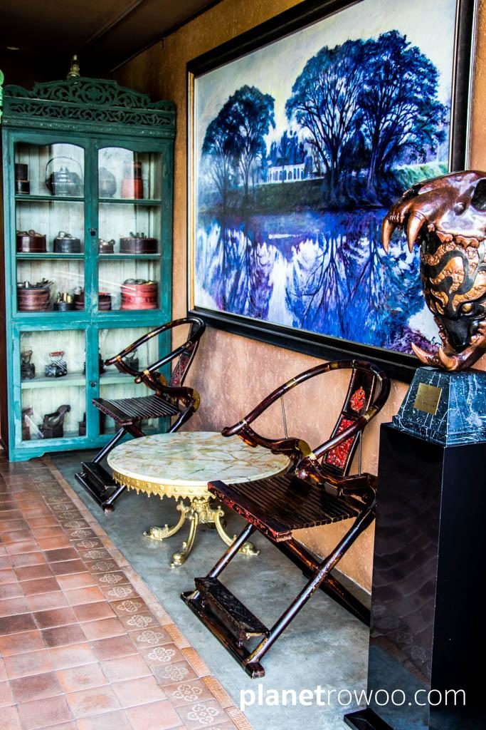 Eclectic artwork and antiques at the Marndadee