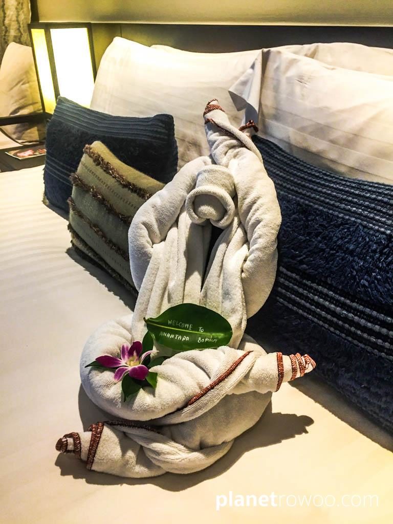 Welcome greeting from the Anantara Bophut