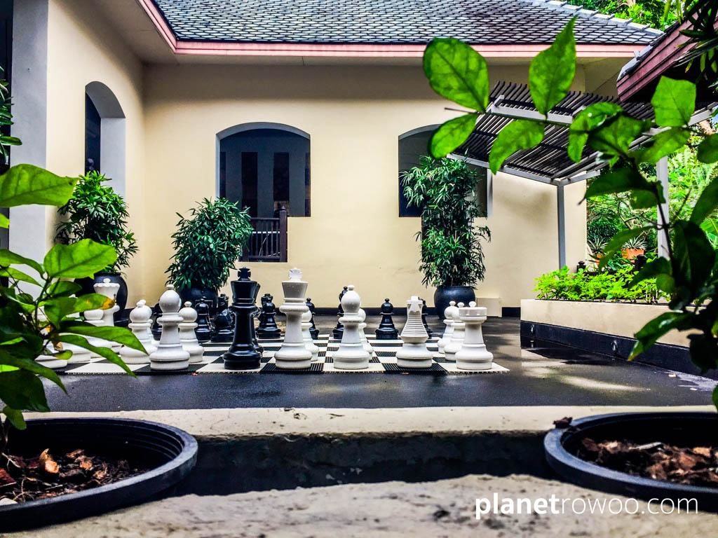 Giant chess game at the Anantara Bophut