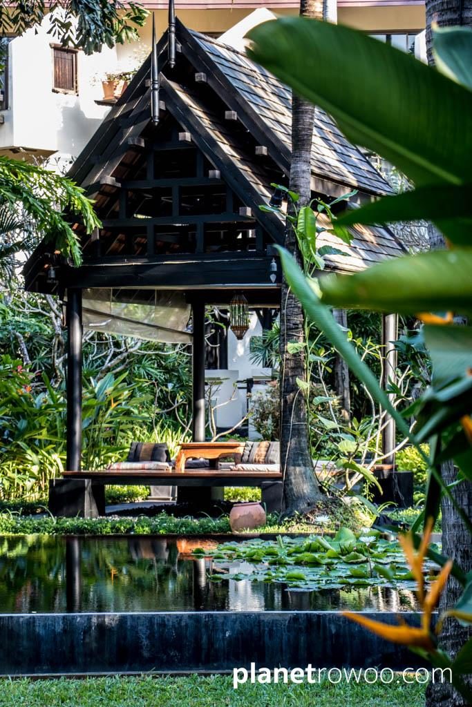 Sala set in the Anantara Bophut tropical grounds