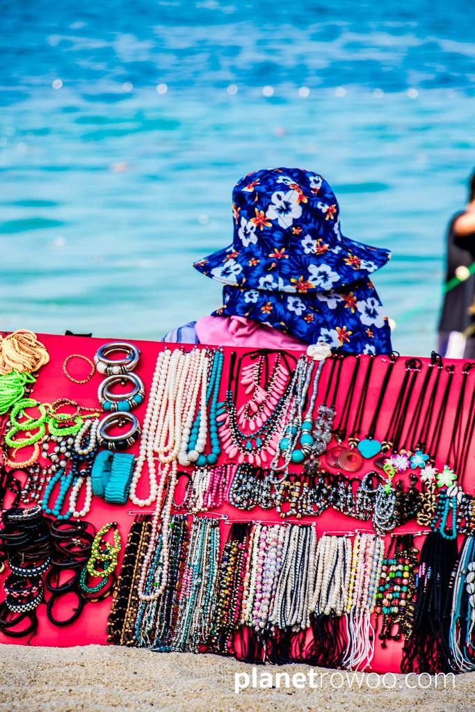 Trinkets galore, beach vendor, Bophut beach, Koh Samui