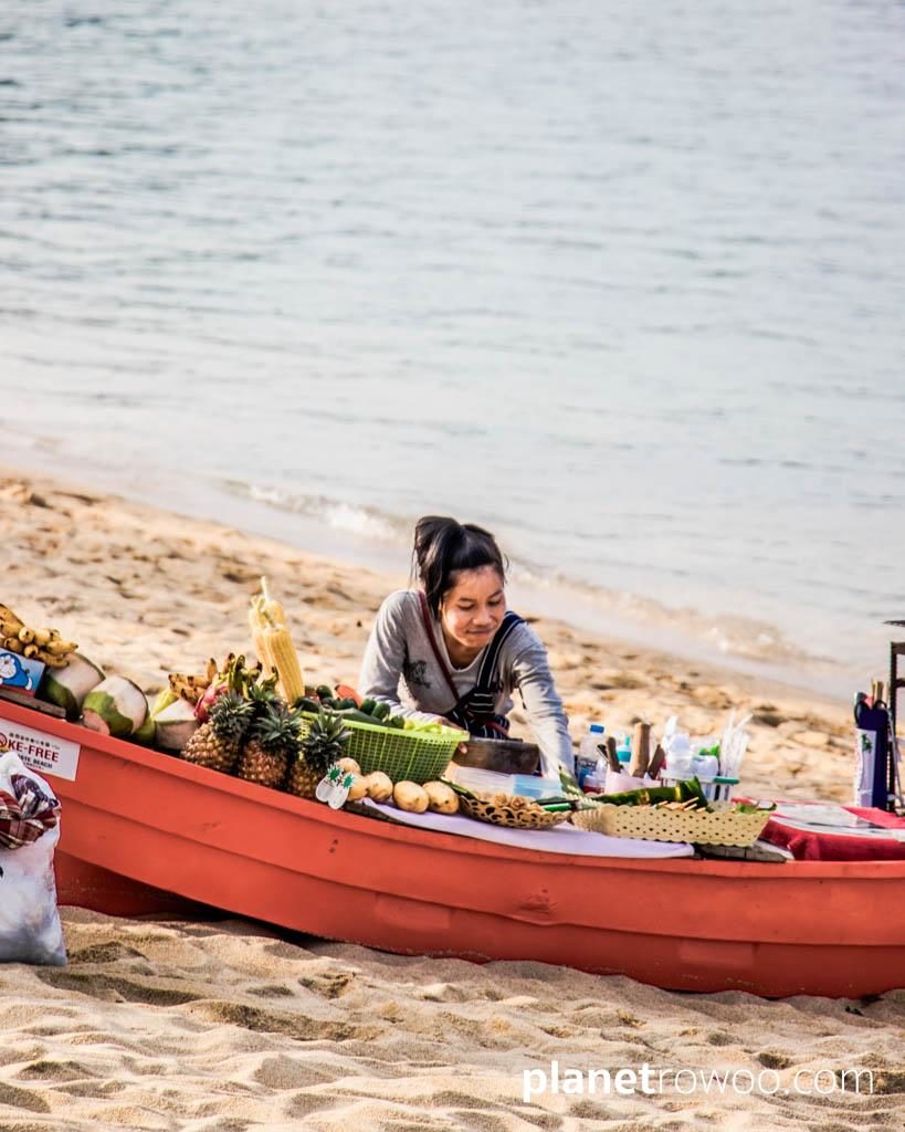 Food vendor, Bophut beach, Koh Samui