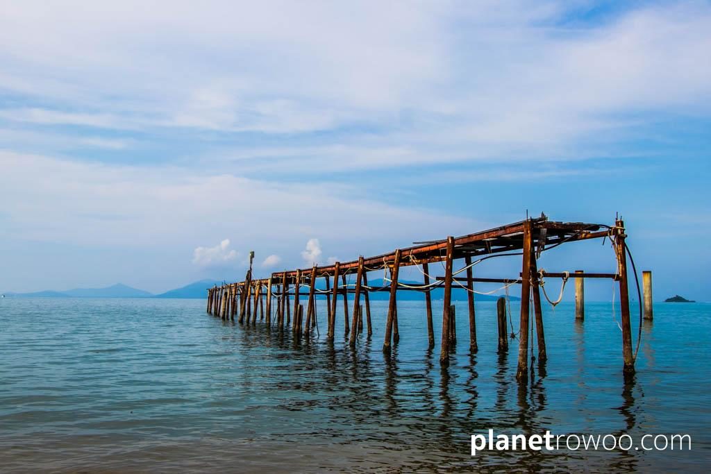 Decaying pier at Fisherman's Village, Bophut, Ko Samui