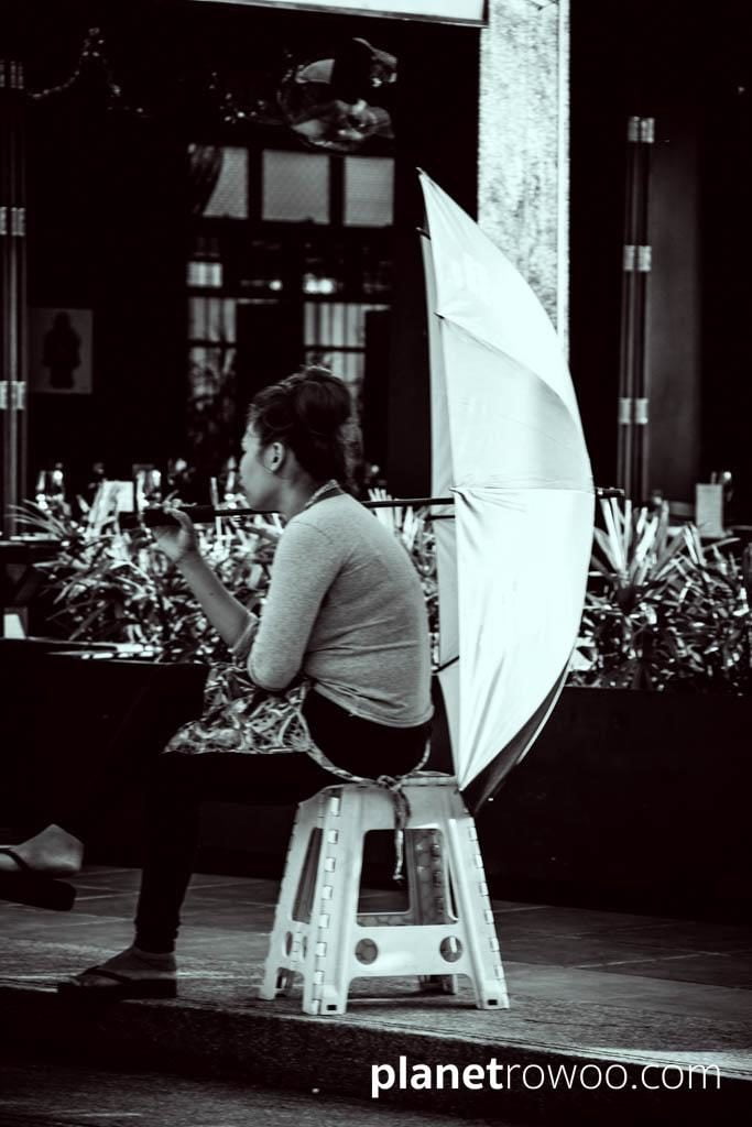 Sun protection, Fisherman's Village, Bophut