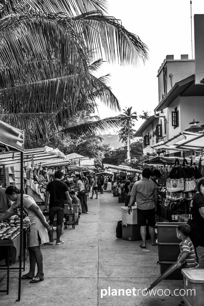 Walking street market, Fisherman's Village, Bophut