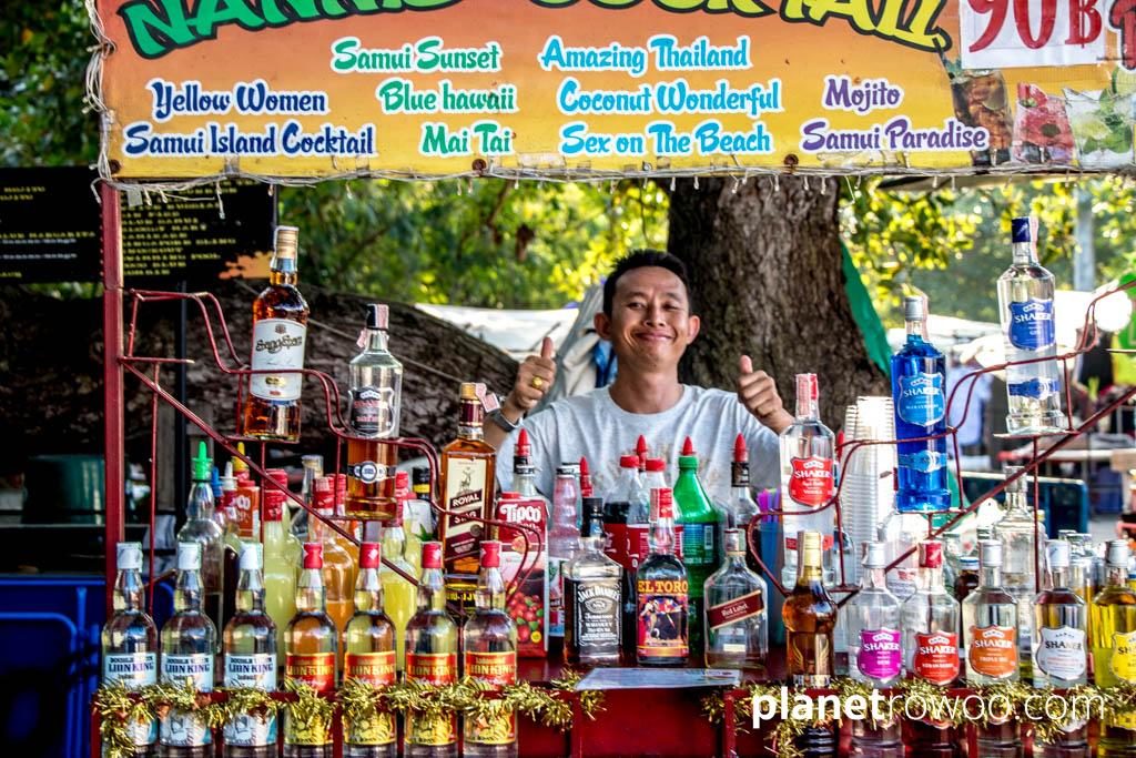 Walking street cocktails, Fisherman's Village, Bophut