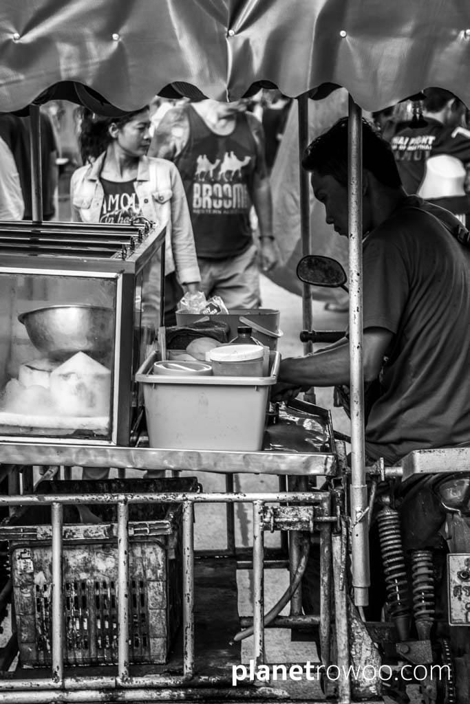 Street food preparation, Fisherman's Village, Bophut