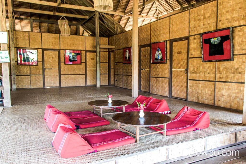 Communal veranda at Lisu Lodge Chiang Mai