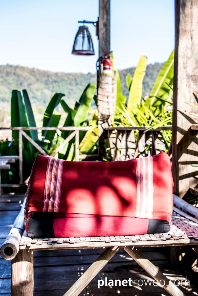 Veranda daybed at Lisu Lodge