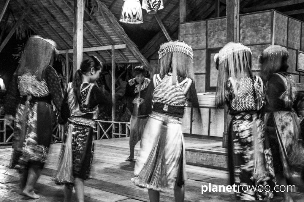 Traditional dance at Lisu Lodge Chiang Mai