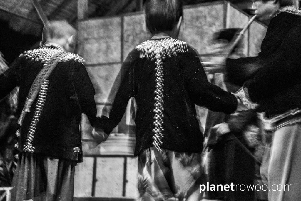 Traditional dance at Lisu Lodge Chiang Mai