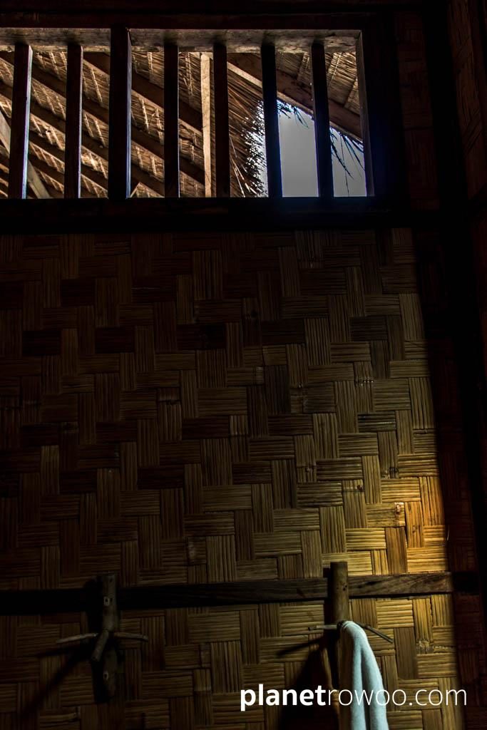 Room ventilation at Lisu Lodge Chiang Mai