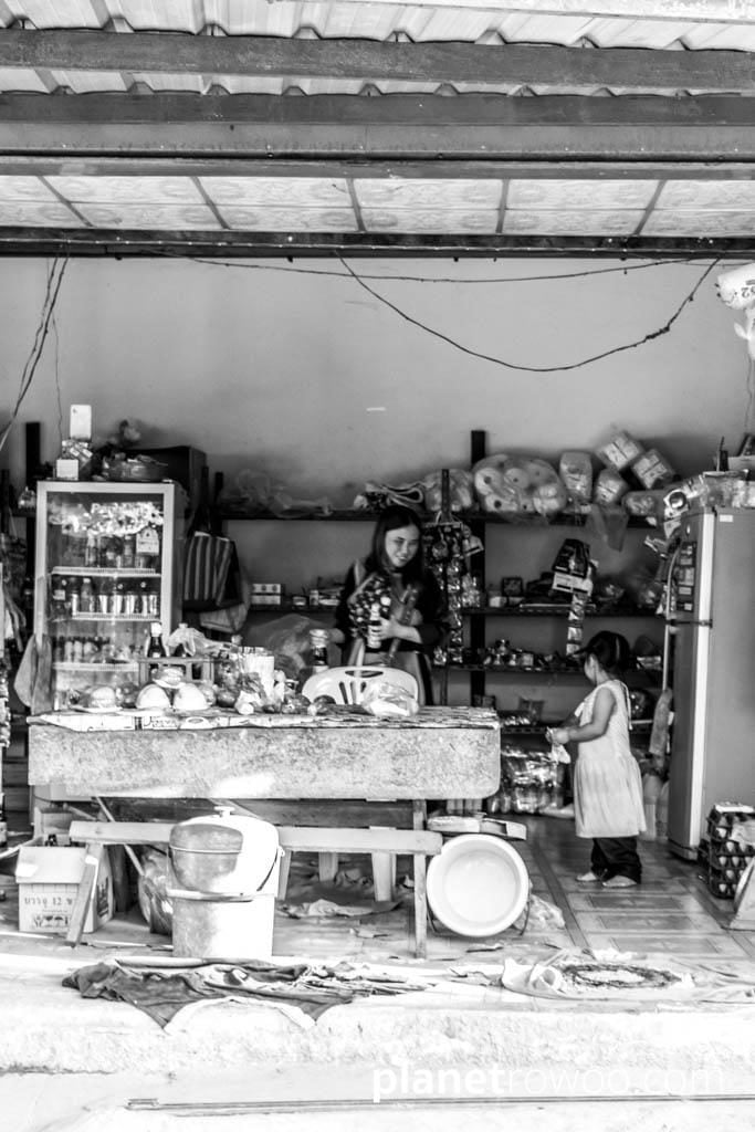 Lisu hill tribe village shop, Chiang Mai