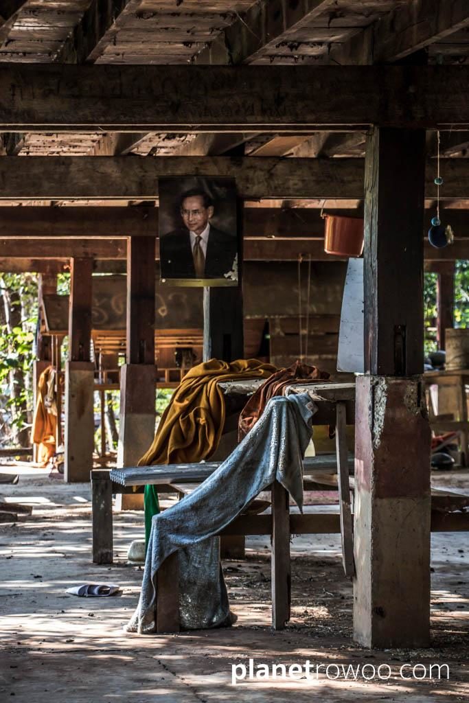 Beneath a village house, Baan Ton Lung village, Chiang Mai