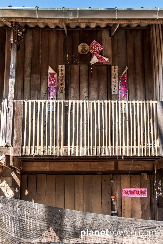 Lisu hill tribe village house