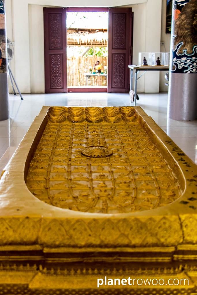 Buddha's Footprint at Khao Hua Jook Pagoda, Koh Samui