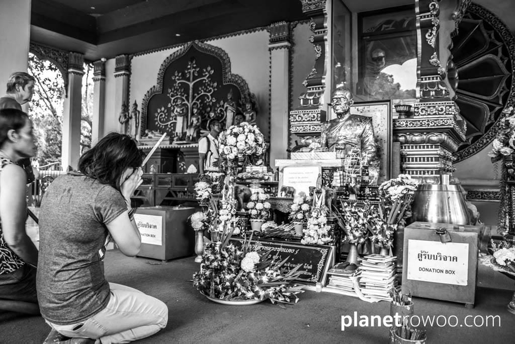 The Mummified Monk at Wat Khunaram, Koh Samui