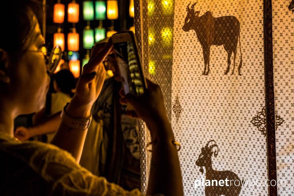 Revolving Lantern at Chiang Mai North Gate, Yee Peng Festival