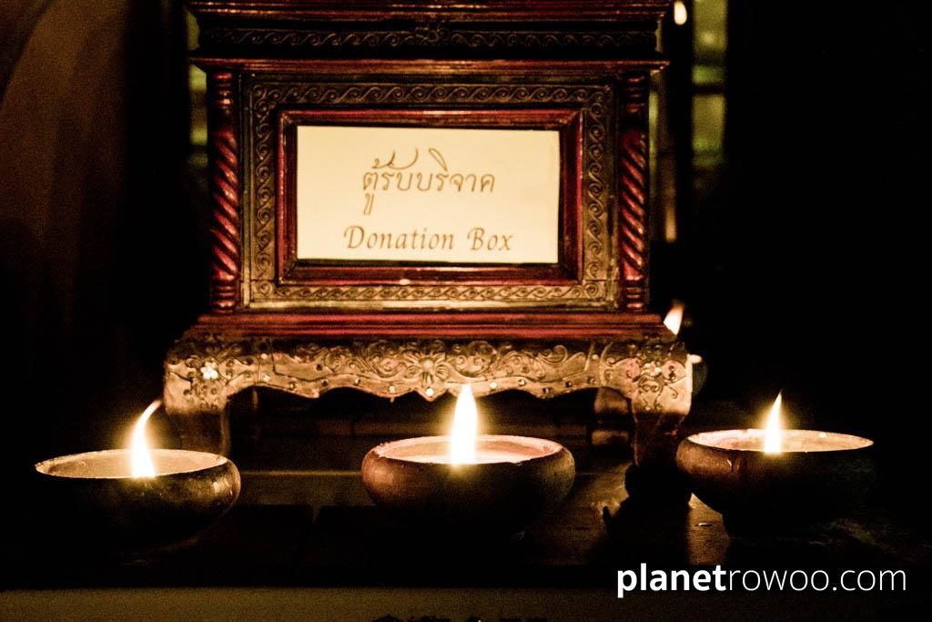 Makha Bucha Day at Wat Phan Tao, Chiang Mai