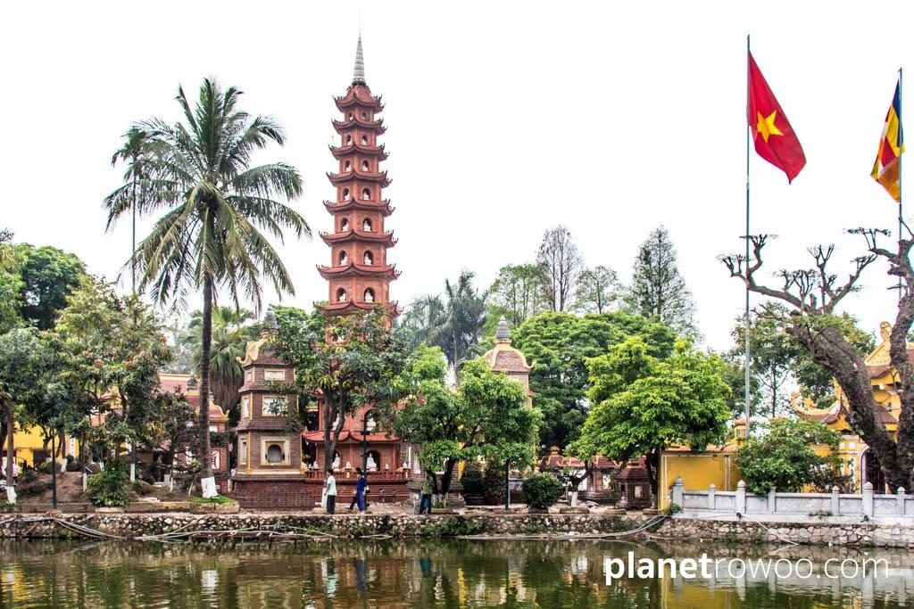 Hanoi Motorbike Tour - Tran Quoc Pagoda